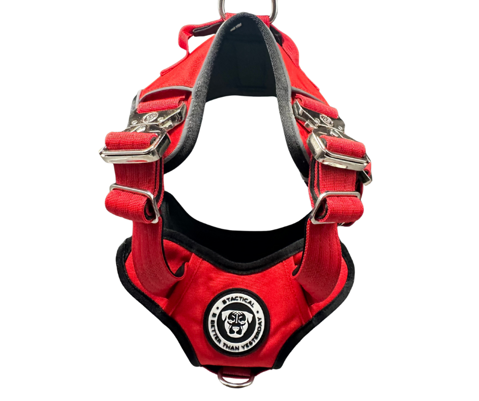 BTactical No Pull Ultimate Harness - Citrus Red