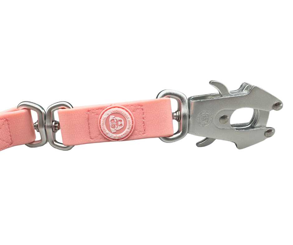BTactical Extra-Strong PVC Frog Clip Dog Lead - Pastel Pink