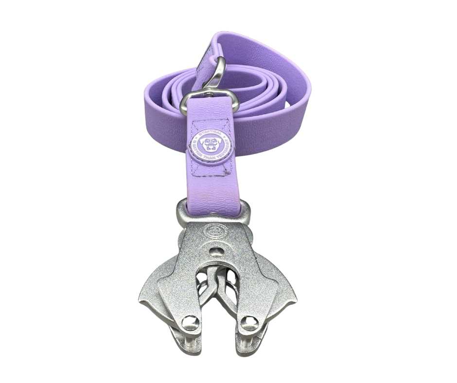 BTactical Extra-Strong PVC Frog Clip Dog Lead - Pastel Purple