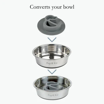 Pup & Kit - Slow Feeder Bowl Insert Dog Apparel Barking Bags