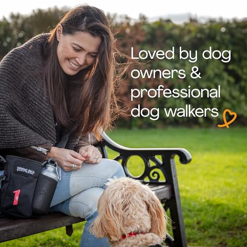 Large Dog Treat & Training Bag - Black Barking Bags