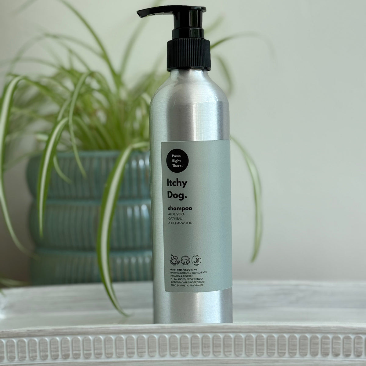 Paws Right There Itchy Dog Shampoo with Oatmeal & Aloe Vera 250ml