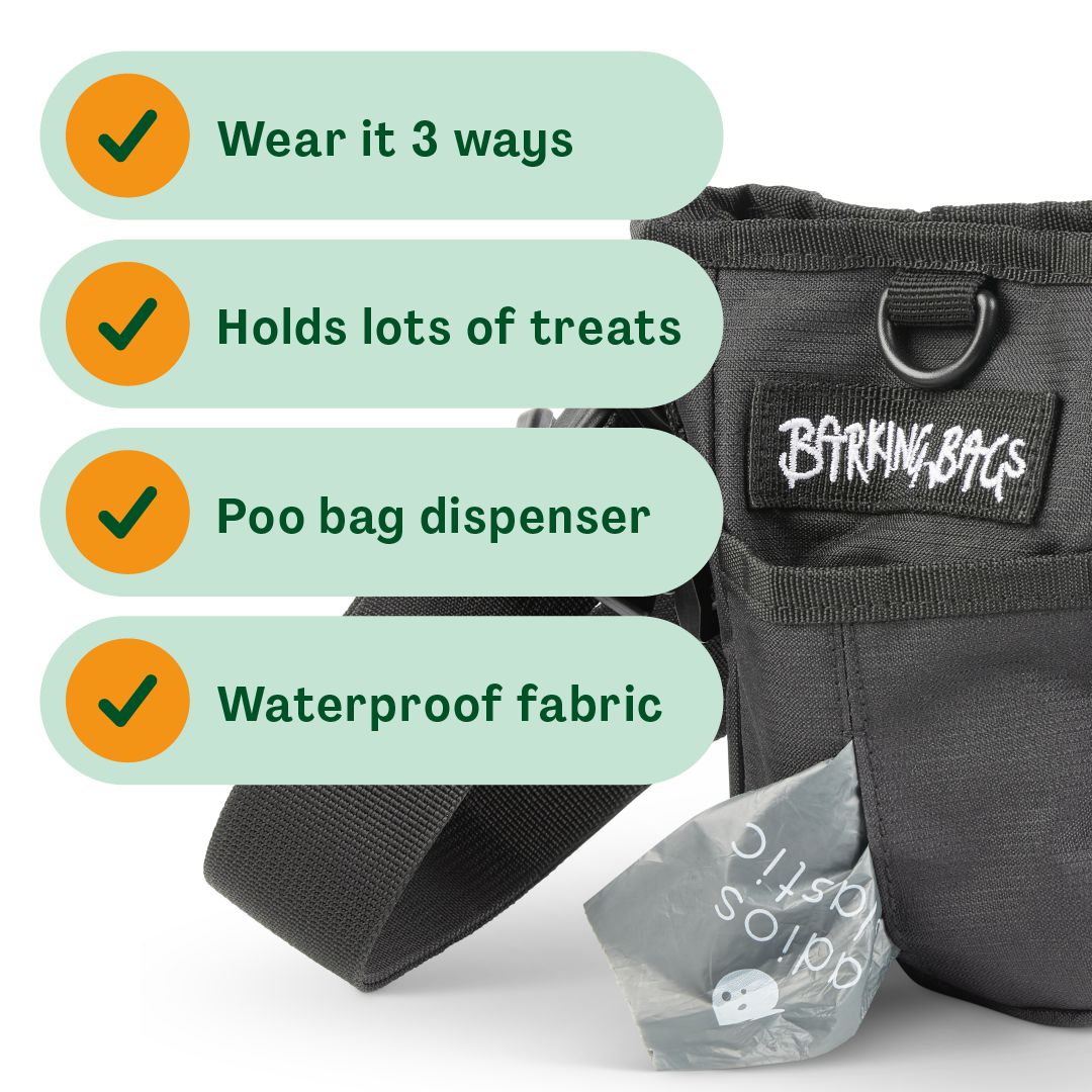 The Treat Bag - Black Barking Bags