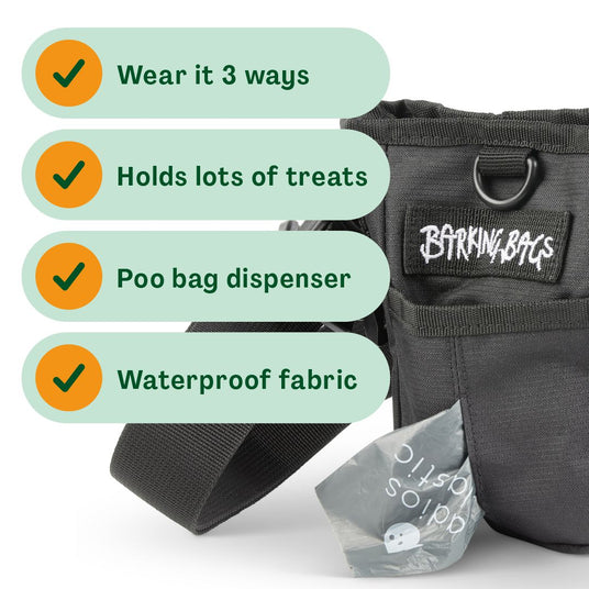 The Treat Bag - Black Barking Bags