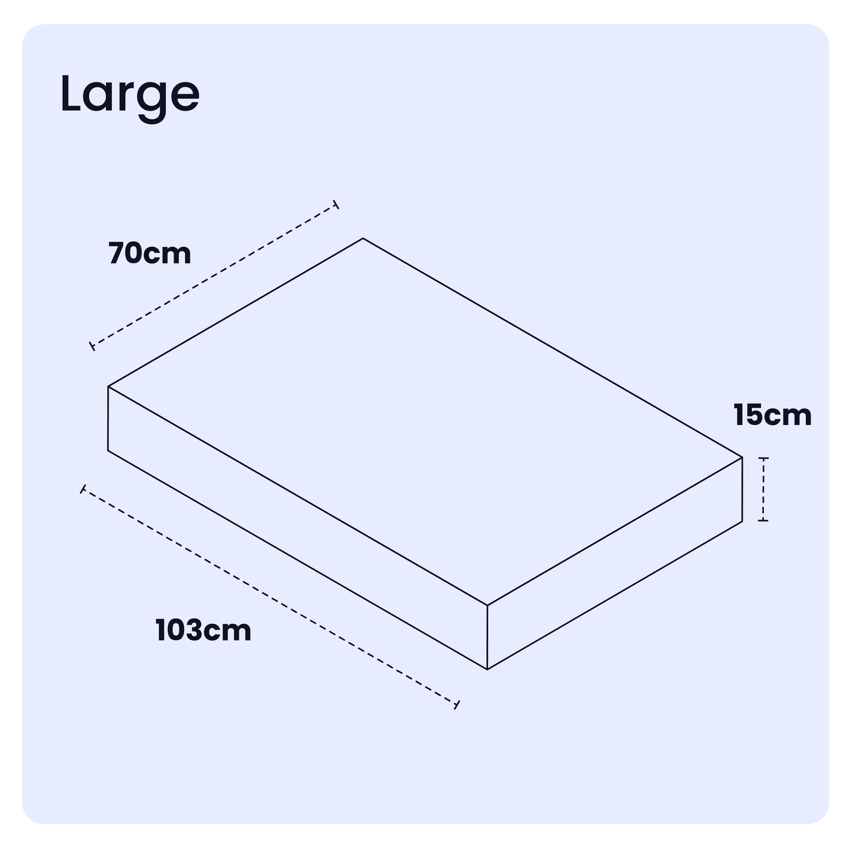 Taupe Fabric Dog Bed Barking Beds