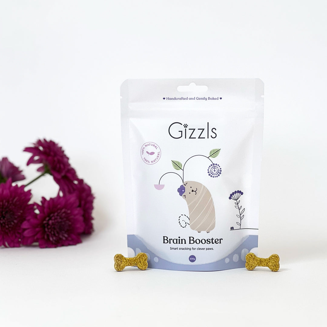 Gizzls Brain Booster Small Dog Treats 100g