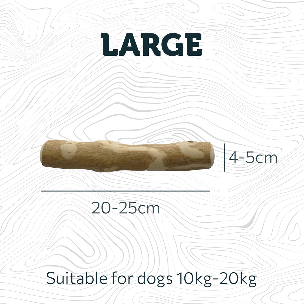 SnazzyTails Natural Coffee Wood Dog Chews