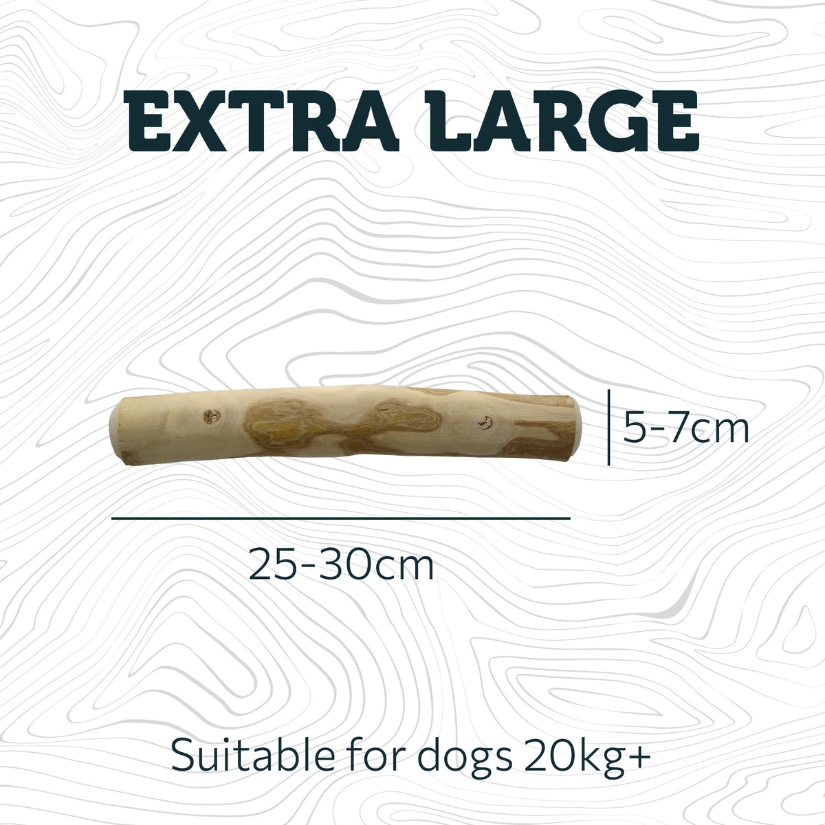 SnazzyTails Natural Coffee Wood Dog Chews