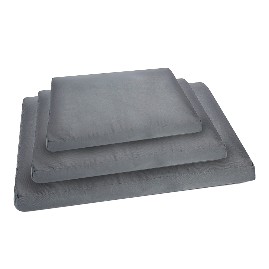 Charcoal Fabric Dog Bed Barking Beds