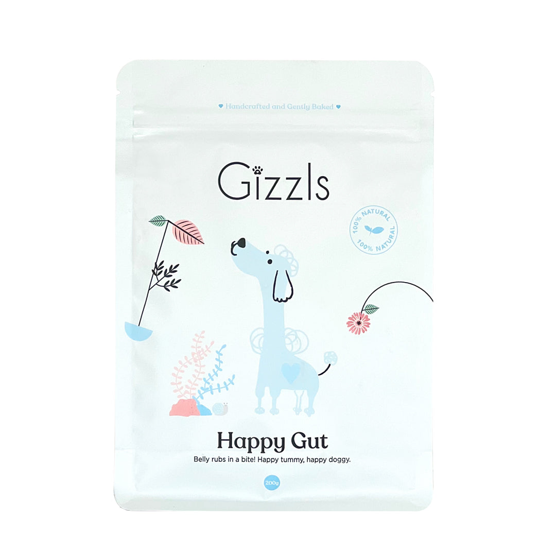 Gizzls Happy Gut Big Dog Treats 200g