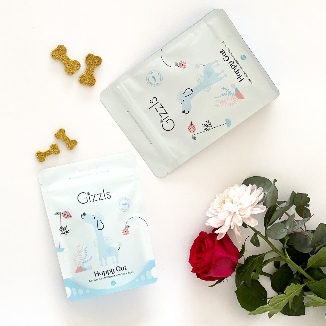 Gizzls Happy Gut Big Dog Treats 200g