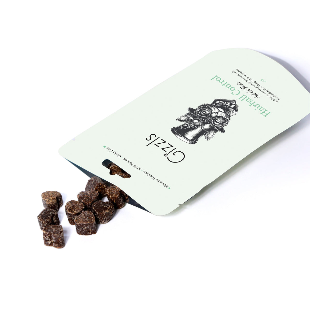 Gizzls Hairball Control Soft Cat Treats