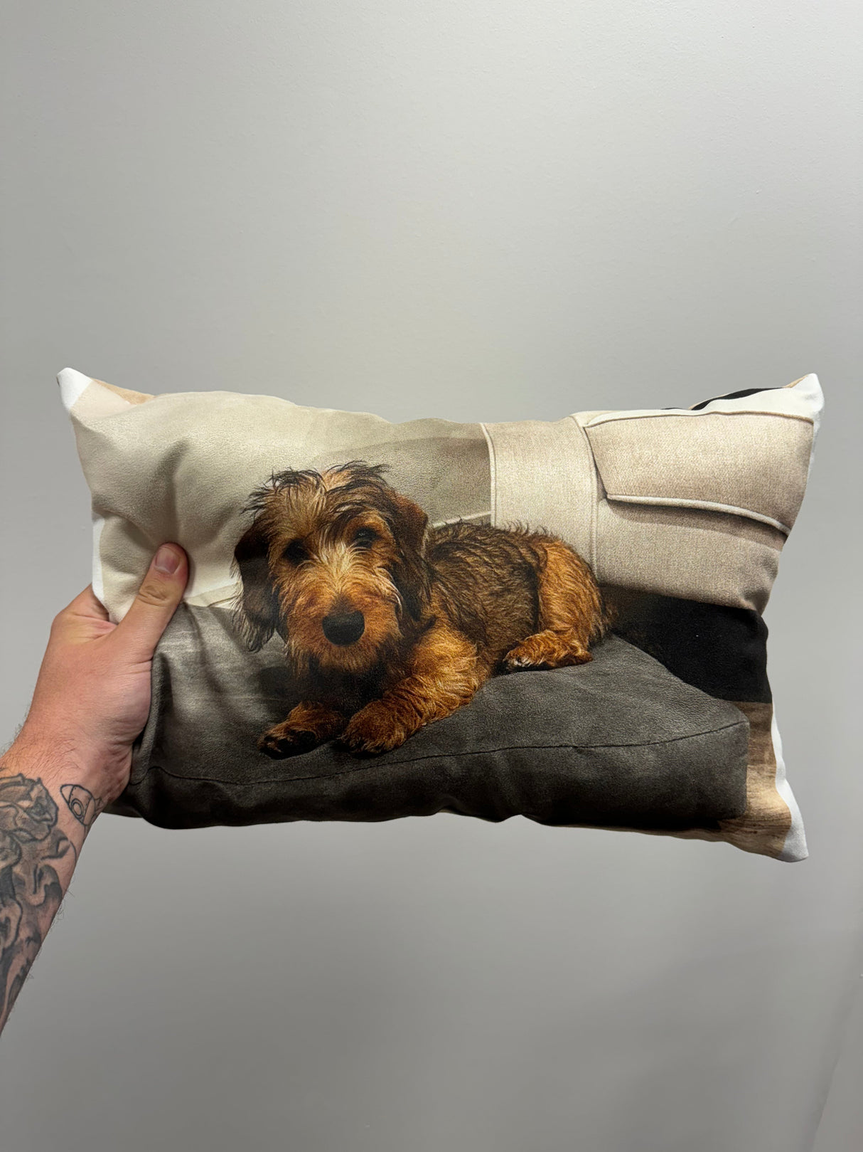 Custom Dog Photo Cushion - Rectangle Shaped Cushions Prodigi
