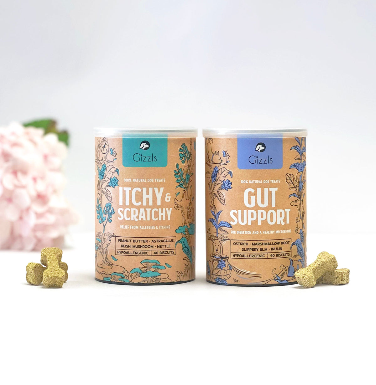 Gizzls Itchy Skin & Tummy Bundle Dog Supplement Treats