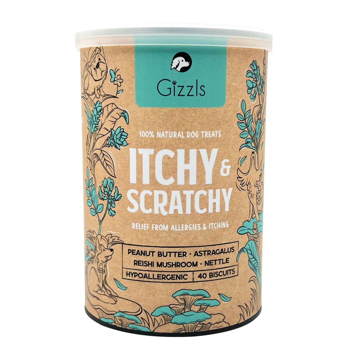 Gizzls Itchy & Scratchy Dog Treats