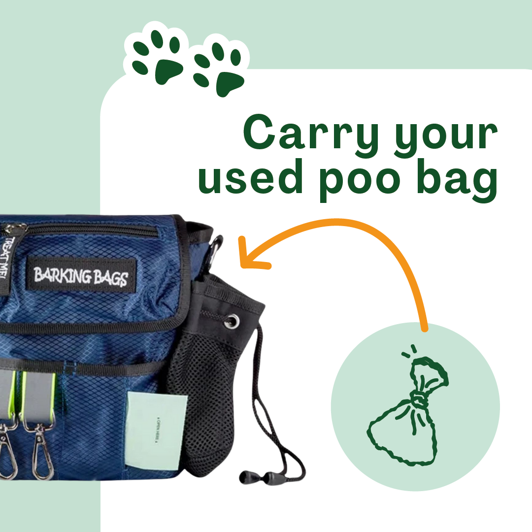 The Original Bag - Midnight Blue Vegan Barking Bags