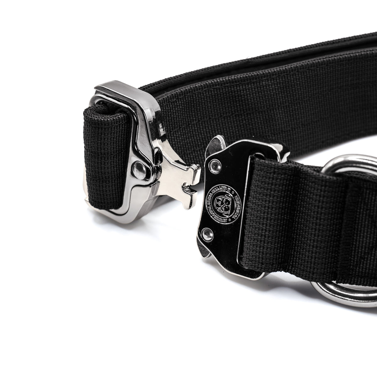 BTactical 4cm Nylon Dog Collar - Midnight Black