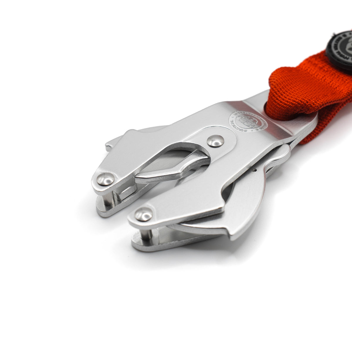 BTactical Nylon Frog Clip Dog Lead - Citrus Red