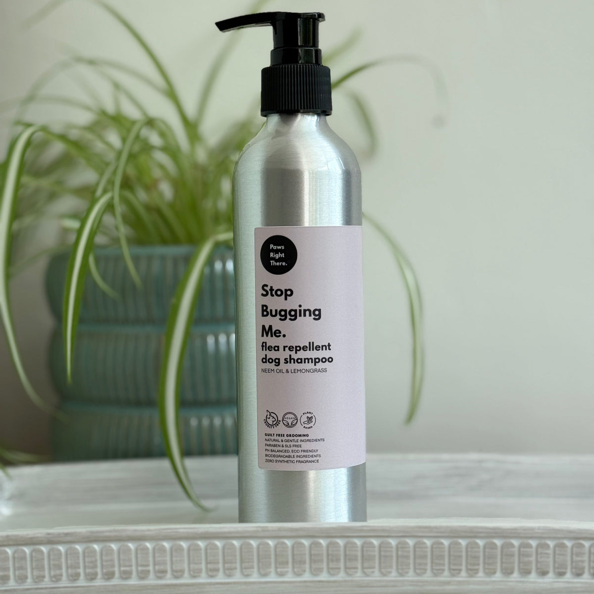 Paws Right There Stop Bugging Me Dog Shampoo with Neem & Lemongrass – 250ml