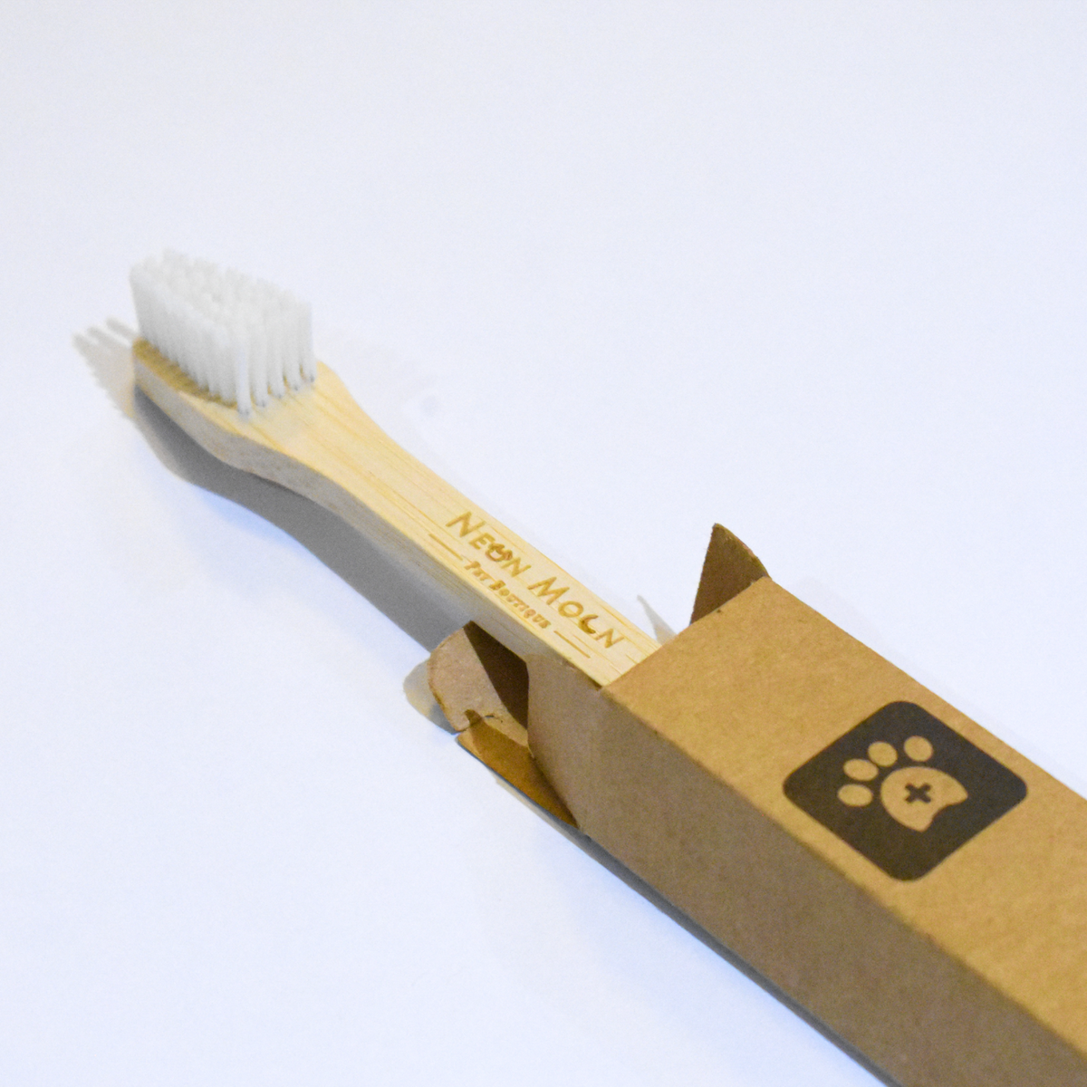 SnazzyTails Double-Sided Bamboo Pet Toothbrush