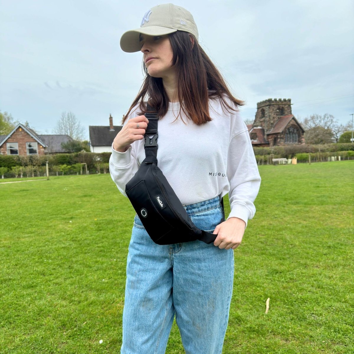 PupClub Couture Dog Walking Bum Bag - Black