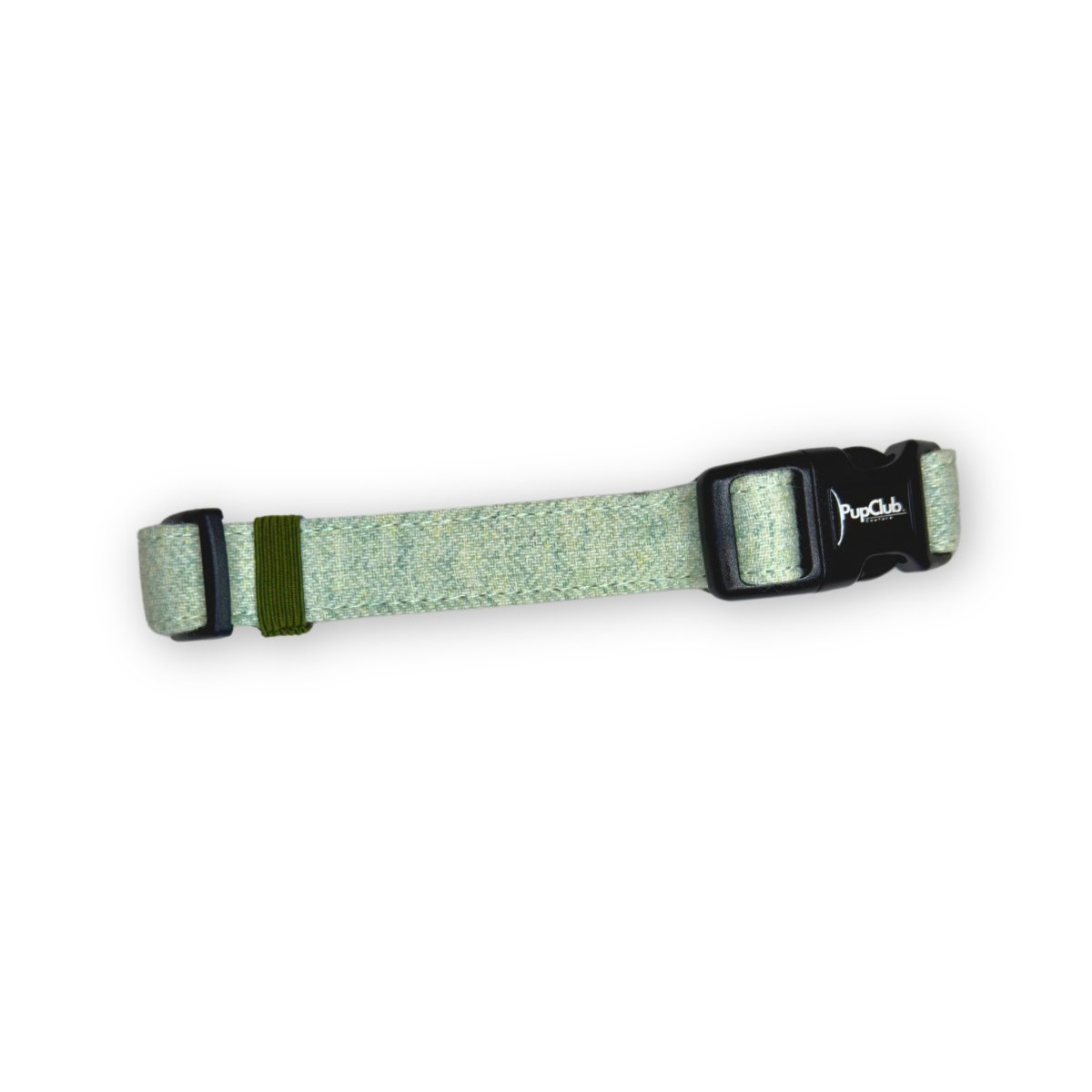 PupClub Couture Dog Collar - Tweed Sage