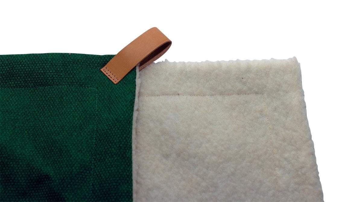 Ralph & Co The Richmond Stonewashed & Sherpa Reversible Dog Blanket - Green