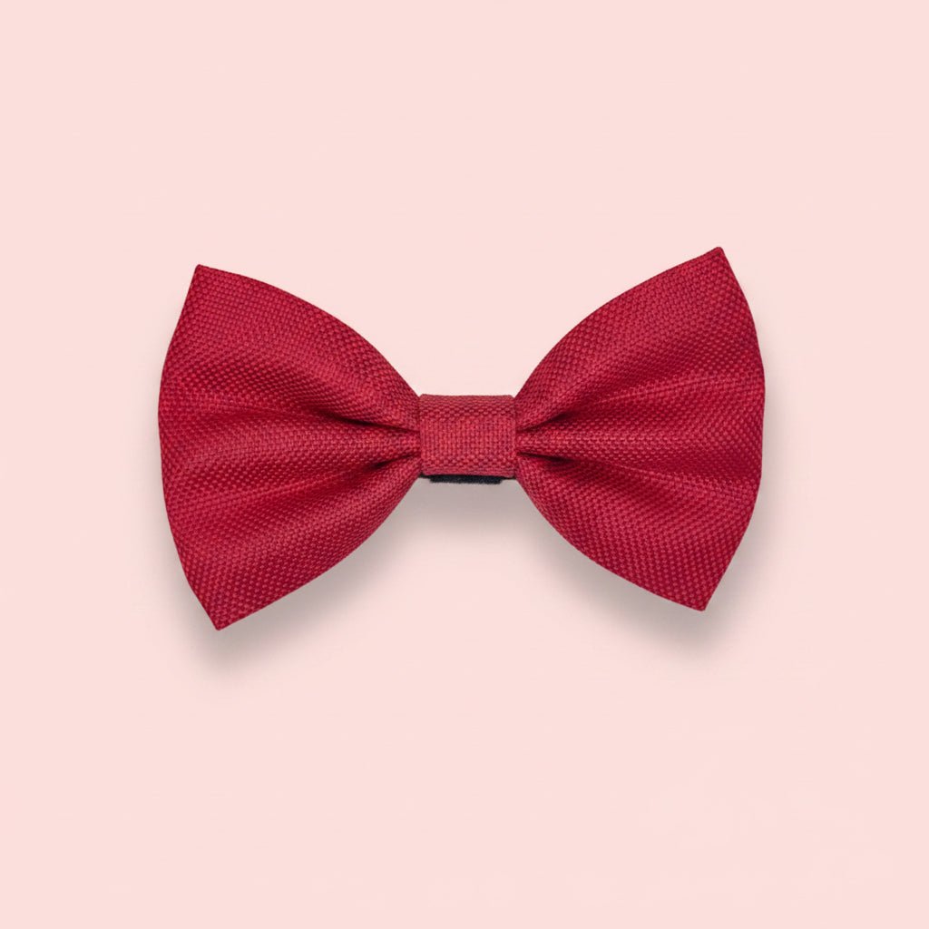 PupClub Couture Dog Bow Tie - Berry Red