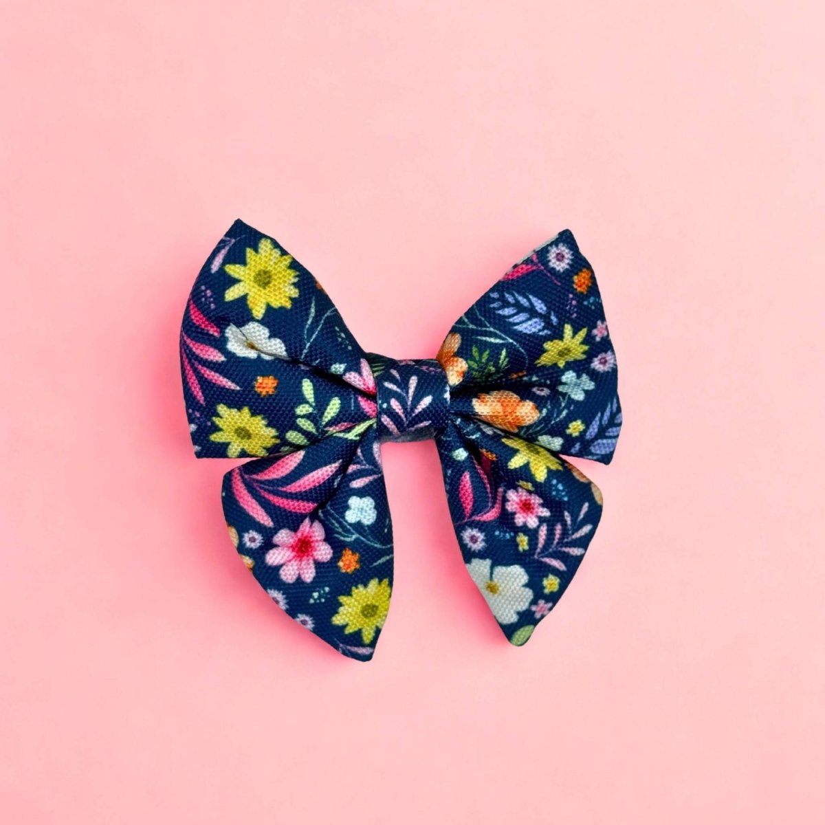 PupClub Couture Dog Sailor Bow - Summer Meadow