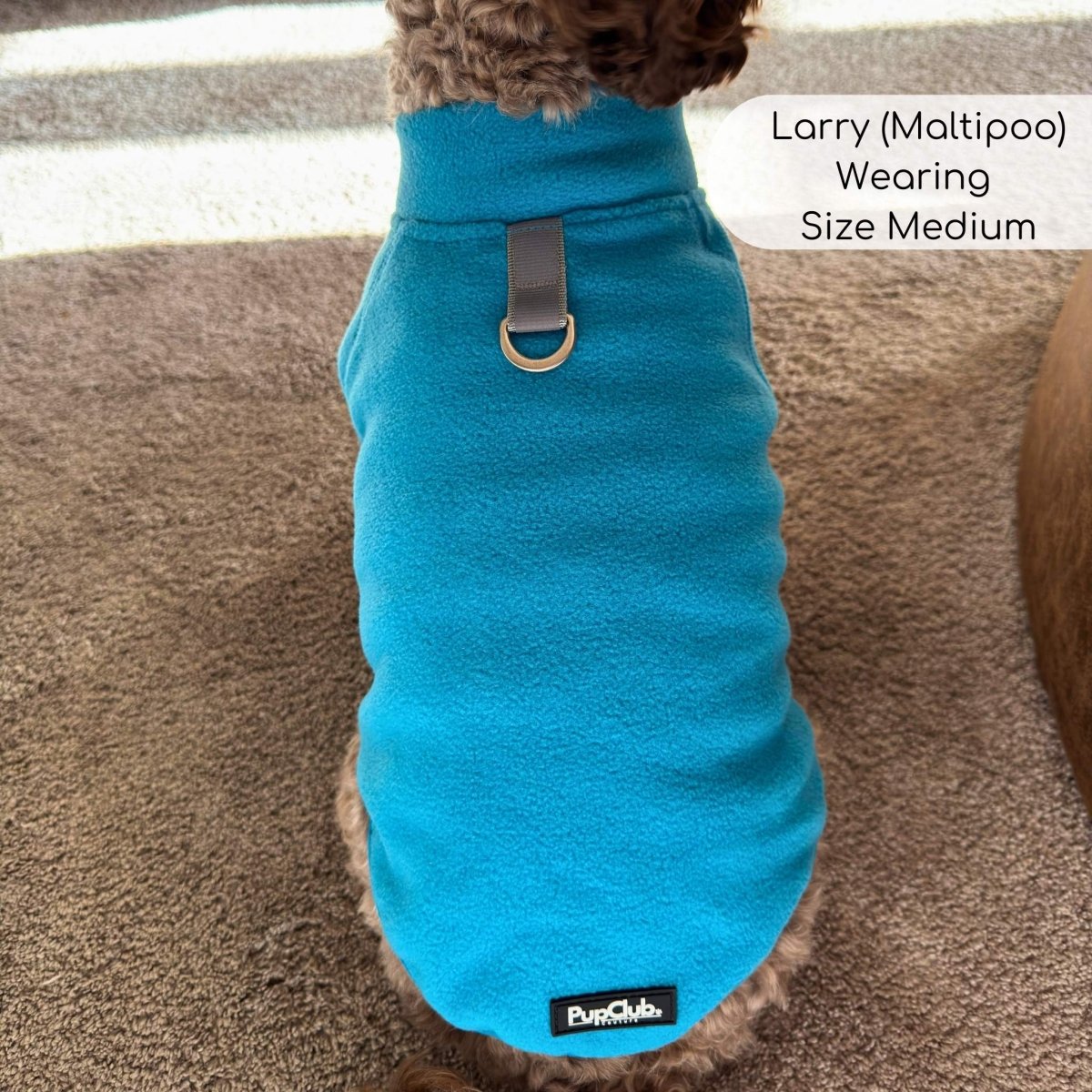 PupClub Couture Dog Fleece Coat - Blue