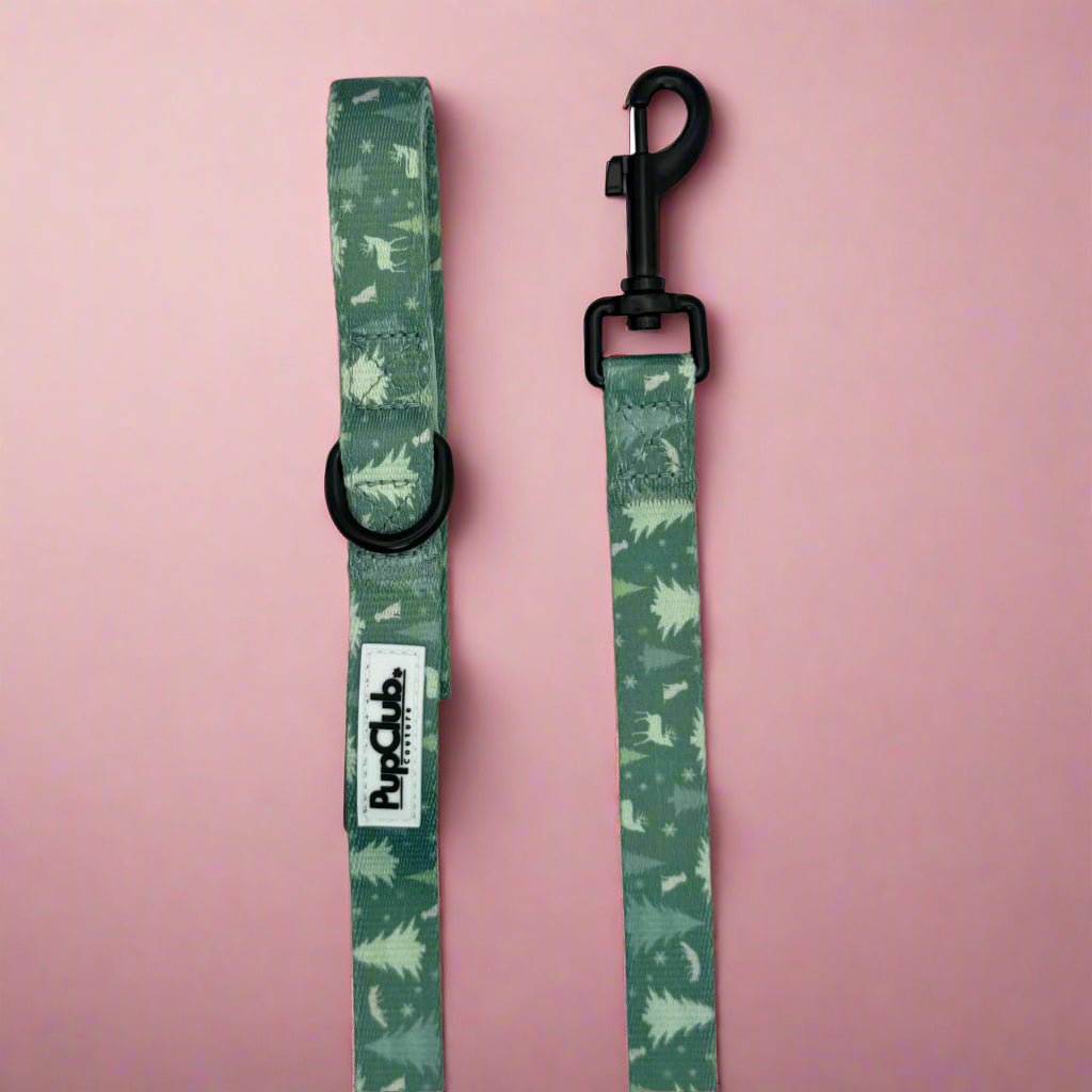 PupClub Couture Dog Lead - Evergreen Trails
