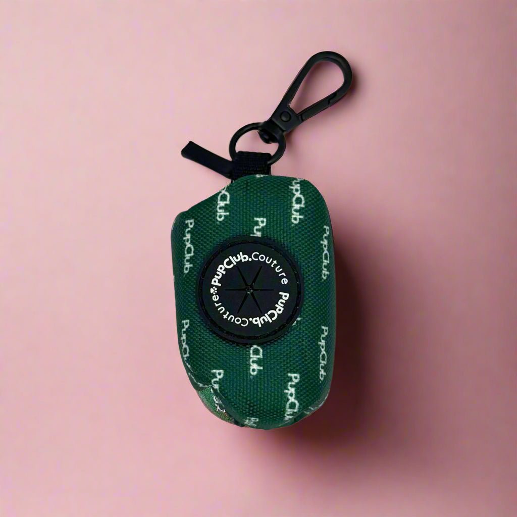 PupClub Couture Poo Bag Holder - Forest Green