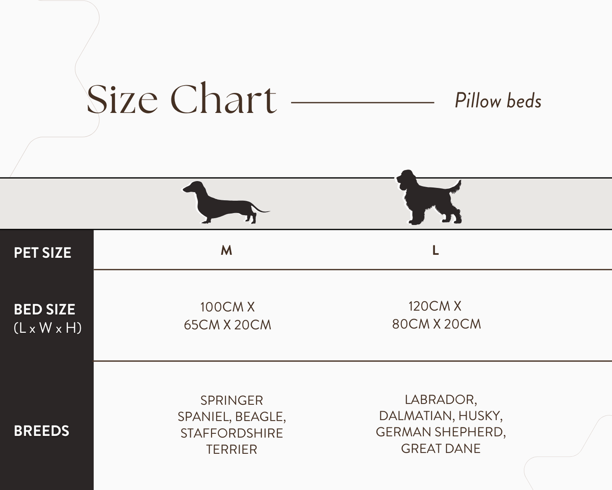 Ralph & Co The Balmoral Herringbone Flat Pillow Dog Bed - Grey