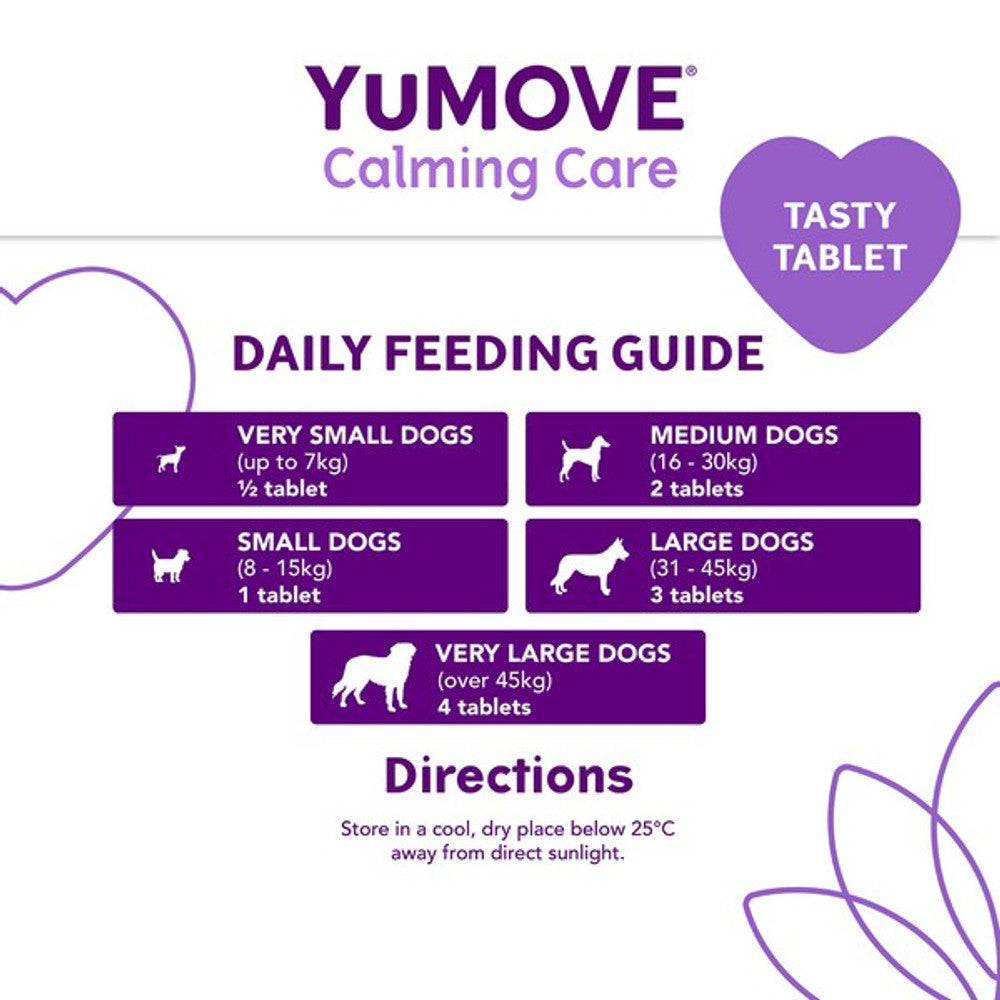 YuMOVE Calming Care for Adult Dogs - 60 pack Dog Supplies YuMOVE