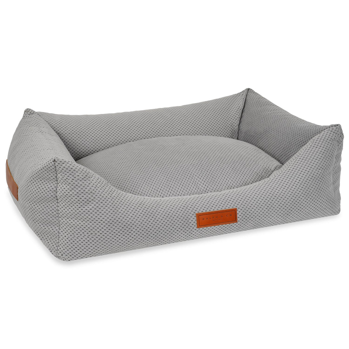 Ralph & Co The Highclere Luxury Memory Foam Bolster Dog Bed - Grey