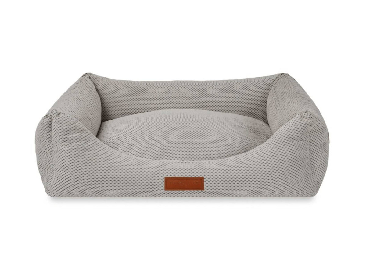 Ralph & Co The Highclere Luxury Memory Foam Bolster Dog Bed - Grey
