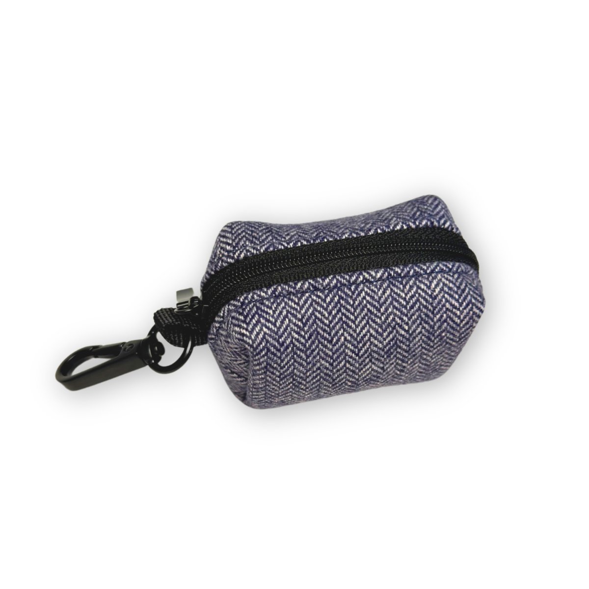 PupClub Couture Poo Bag Holder - Tweed Blue