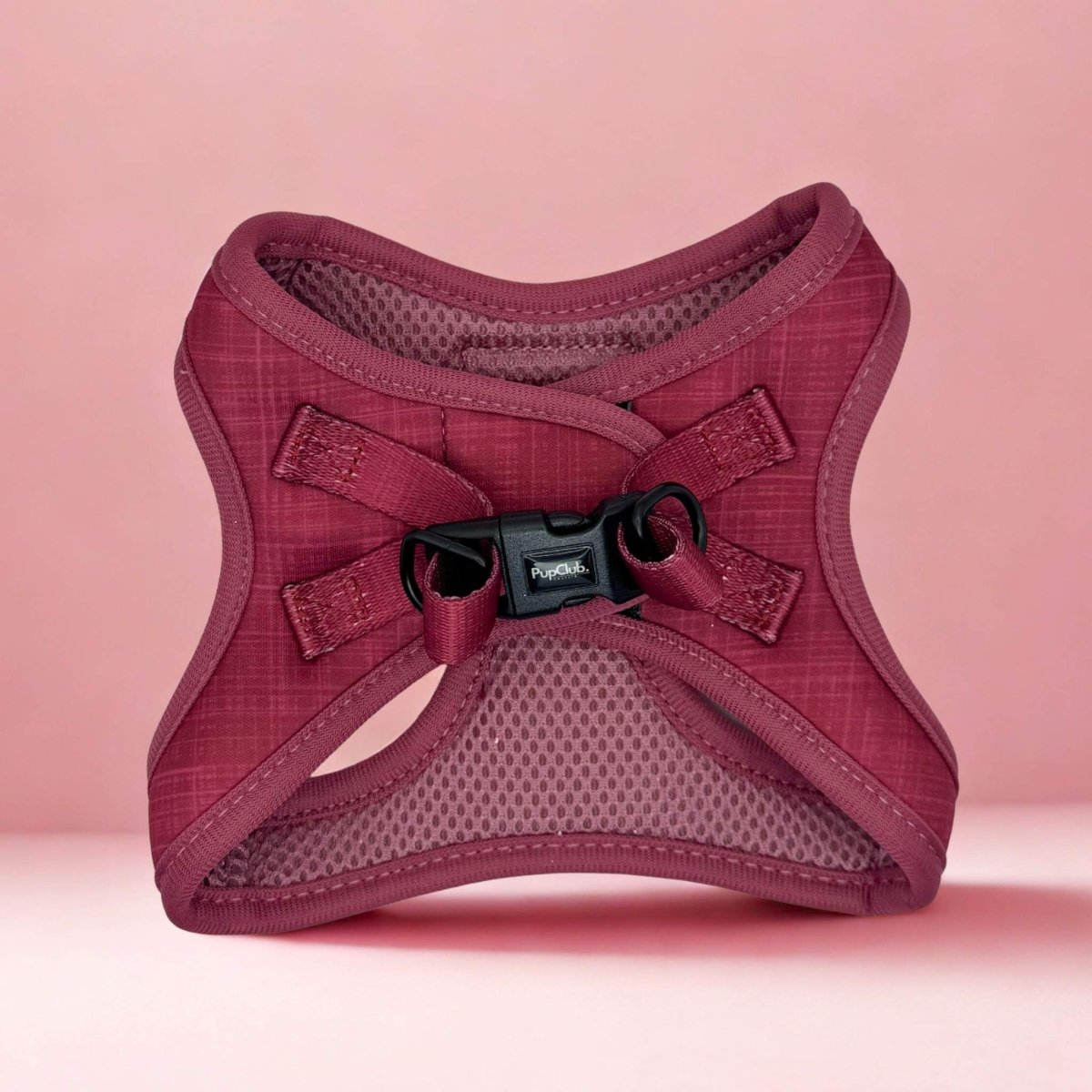 PupClub Couture Puppy step-in Harness - Berry Red