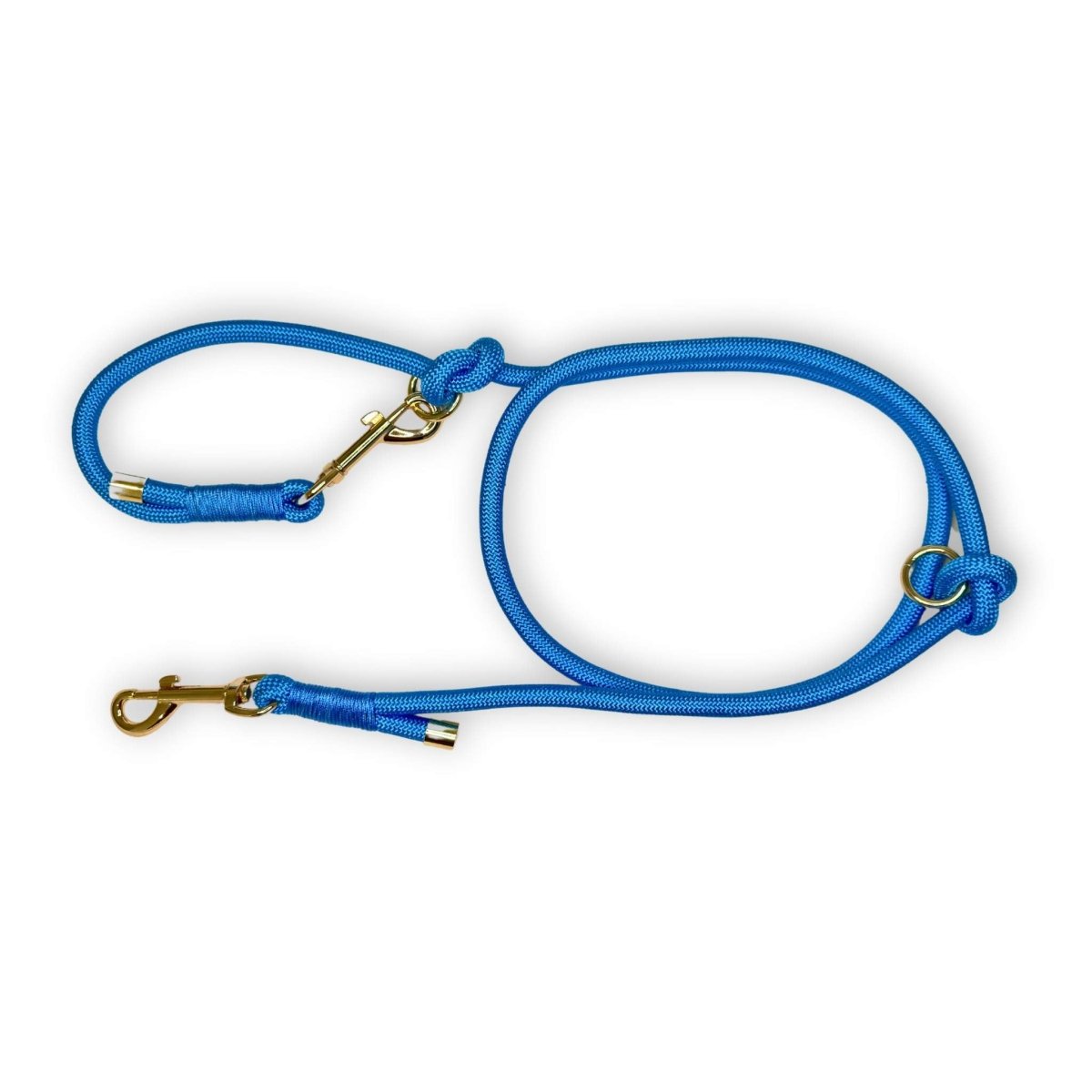 PupClub Couture 5ft Rope Dog Lead Blue