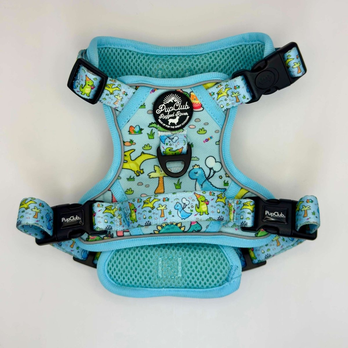 PupClub Couture Rugged Rover Harness - Jurassic Party