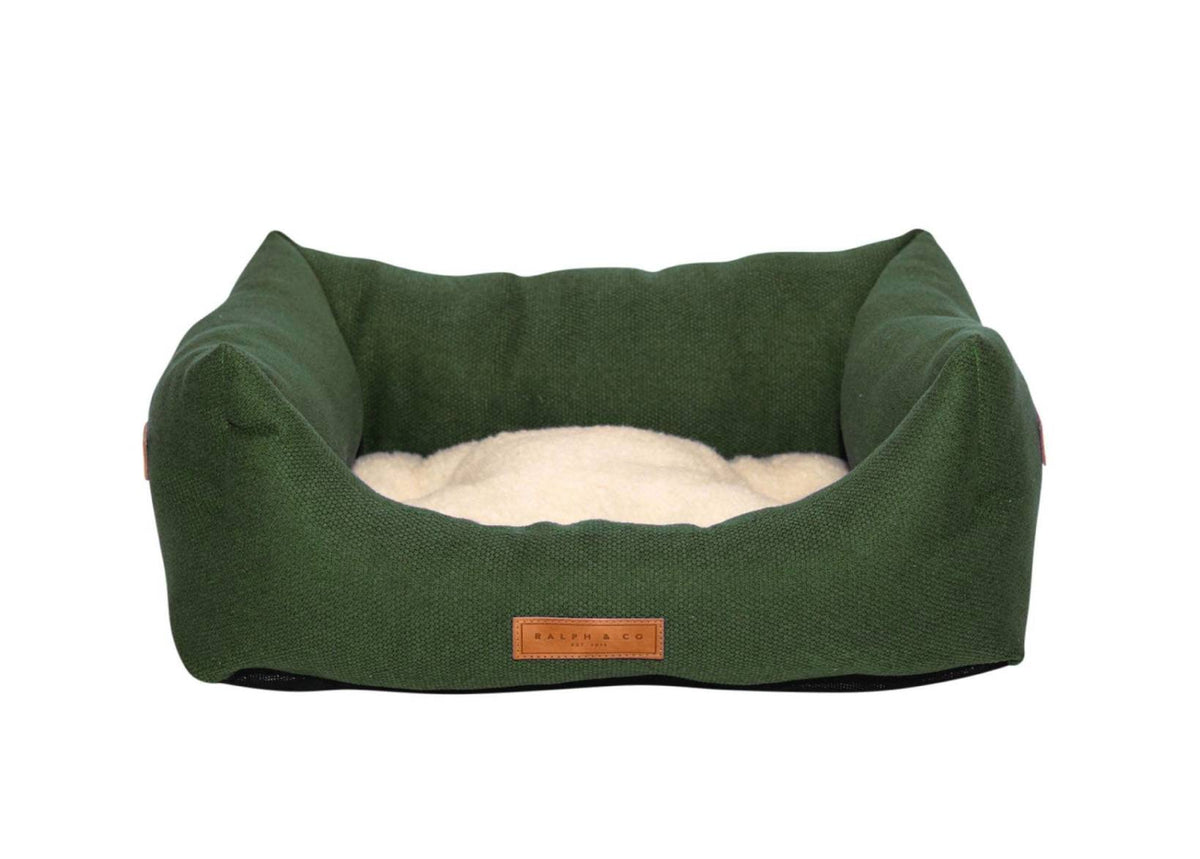 Ralph & Co The Richmond Bolster Dog Bed - Green