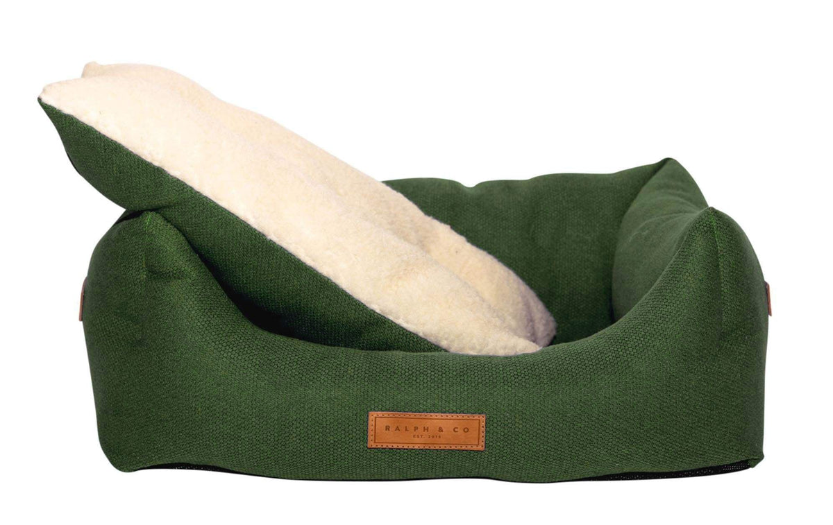 Ralph & Co The Richmond Bolster Dog Bed - Green