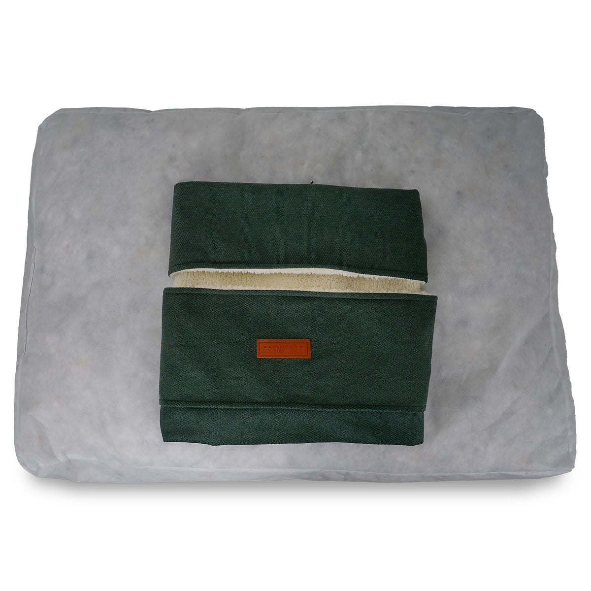 Ralph & Co The Richmond Flat Pillow Dog Bed - Green