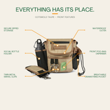The Original Bag in Cotswold Taupe - front features