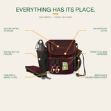 The Original Bag in Wild Berry - front features