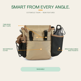 The Original Bag in Cotswold Taupe - rear features
