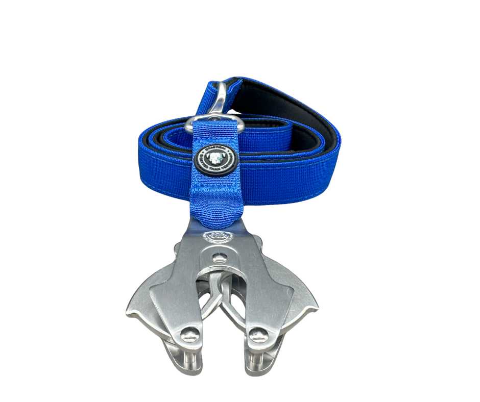 BTactical Extra-Strong Frog Clip Nylon Dog Lead - Royal Blue