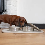 Lid-it® Bowl with Stay-Fresh Lid - Beige Dog Supplies Pup & Kit