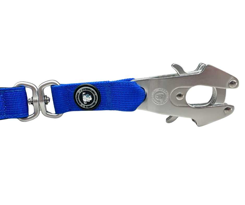 BTactical Extra-Strong Frog Clip Nylon Dog Lead - Royal Blue