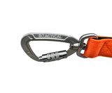 BTactical Extra-Strong Nylon Carabiner Clip Dog Lead - Citrus Orange